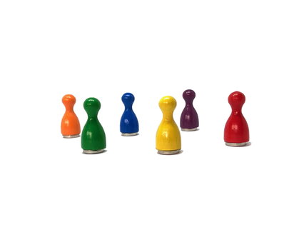 push pin magneten van hout