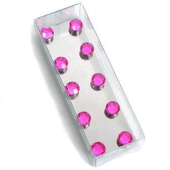 Roze magneetjes diamant