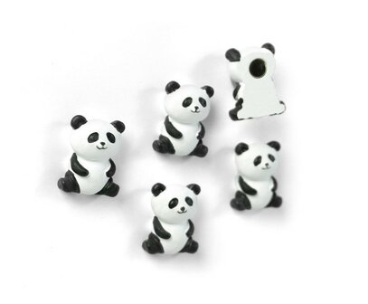 maak een foto De vreemdeling donker Leuke panda magneten - set van 5 stuks - Magneet-verf.nl