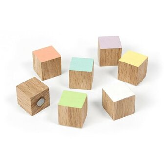 magneten blokjes hout