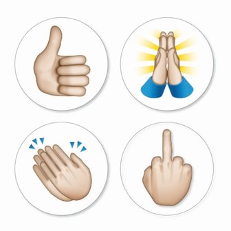 emoji hands magneten