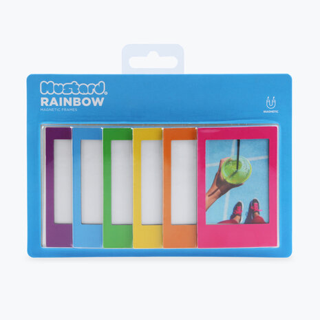 Rainbow magnetische - set van 6 stuks - Magneet-verf.nl