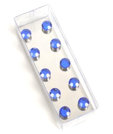 diamant magneetjes blauw