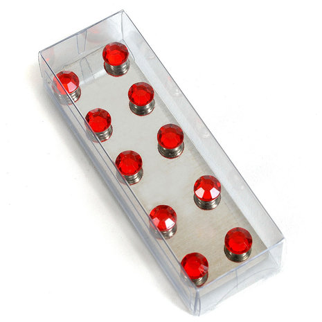 Diamant magneetjes rood