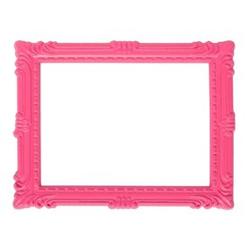 Magnetisch fotoframe kleur roze - klassiek 