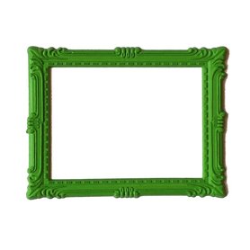 Magnetisch fotoframe kleur groen - klassiek 