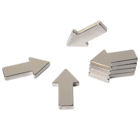 Zeer sterke neodymium pijl magneten - set van 5 stuks