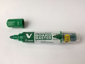 PILOT Begreen V-Board Master Groen whiteboardmarker 2.3 mm ronde punt